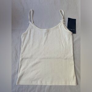 Brandy Melville white heart singlet